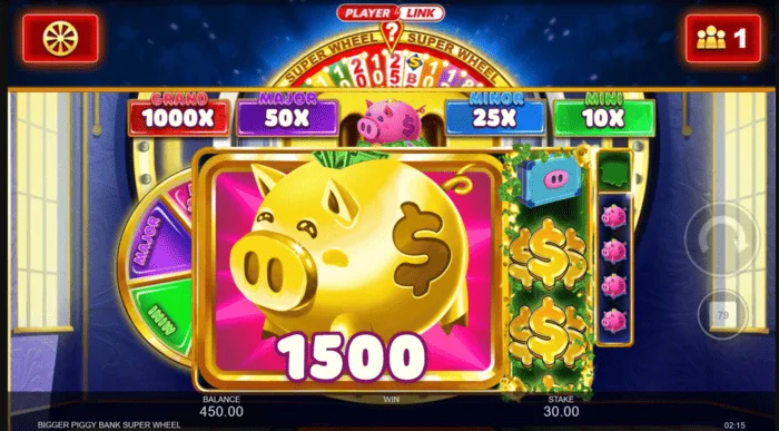 Bigger Piggy Bank Super Wheel голяма печалба